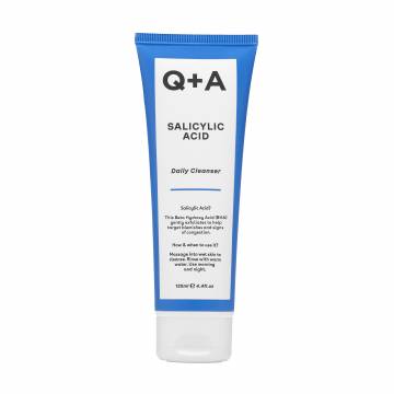 Очищуючий засіб для обличчя Q+A з саліциловою кислотою, 125 г Очищуючий засіб для обличчя Q+A з саліциловою кислотою, 125 г