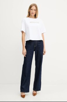 Хлопковая футболка Armani Exchange