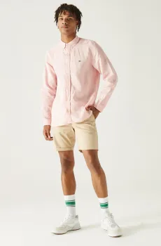 Мужские бежевые шорты Бежевый 44 Lacoste FH091010A