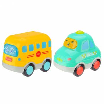 Набір машинок Shantou Jinxing Cartoon vehicle (HE0538) Набір машинок Shantou Jinxing Cartoon vehicle (HE0538)