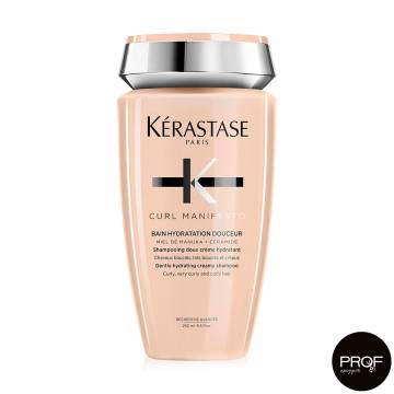 Кремовый увлажняющий шампунь-ванна Kerastase Curl Manifesto Bain Hydratation Douceur для вьющихся волос всех типов, 250 мл Кремовый увлажняющий шампунь-ванна Kerastase Curl Manifesto Bain Hydratation Douceur для вьющихся волос всех типов, 250 мл