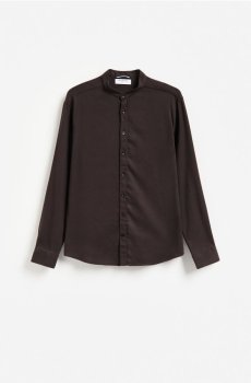 Reserved - MEN`S SHIRT - темно коричневий - 510EZ-89X