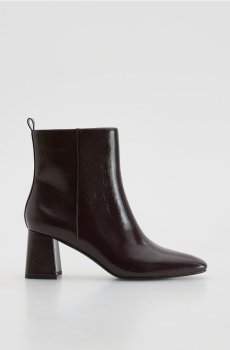 Reserved - Ботильйони на підборах - червоне дерево - 106HS-93X