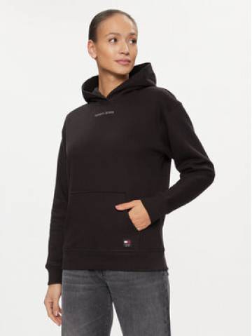 Tommy Jeans Світшот Classic DW0DW17329 Чорний Relaxed Fit Tommy Jeans Світшот Classic DW0DW17329 Чорний Relaxed Fit