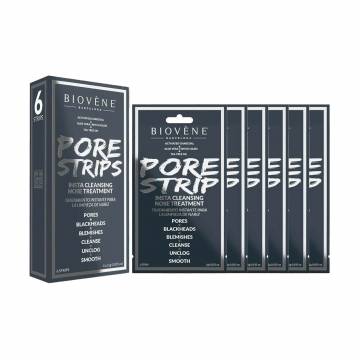 Очищающее средство-патч для носа Biovene Pore Strips Insta Cleansing Nose Treatment, 6 шт Очищающее средство-патч для носа Biovene Pore Strips Insta Cleansing Nose Treatment, 6 шт