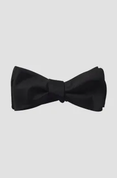 Мужская черная шелковая бабочка Черный ONESIZE BOSS 50480292;001