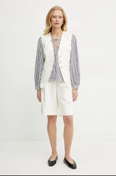 Шорты с примесью льна BOSS Orange