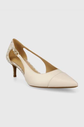 Туфли MICHAEL Michael Kors Veronica цвет бежевый низкий каблук 40H3VRMP2L Туфли MICHAEL Michael Kors Veronica цвет бежевый низкий каблук 40H3VRMP2L