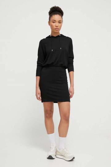 Платье Dkny цвет чёрный mini прямая Платье Dkny цвет чёрный mini прямая