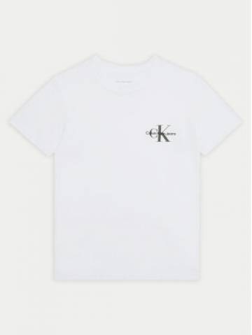 Calvin Klein Jeans Футболка IU0IU00678 Білий Regular Fit Calvin Klein Jeans Футболка IU0IU00678 Білий Regular Fit