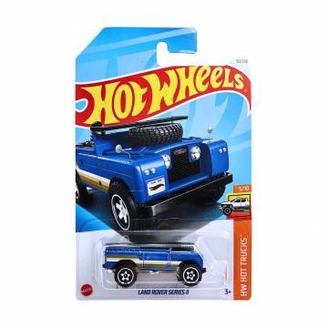 Базовый автомобиль Hot Wheels Land Rover Series II, тёмно-синяя с белой и горчичной полосой, от 3 лет, 11*3.5*11 см (5785)