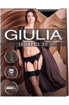 Уценка! Чулки женские Giulia Segreto 20 DEN, Nero, размер 1/2