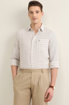 U.S. Polo Assn. Men Gingham Checks Checked Casual Shirt