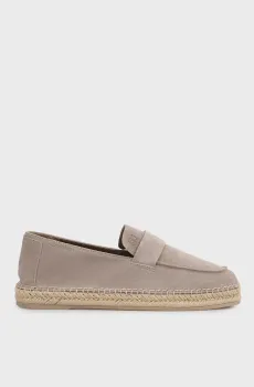 Мужские бежевые замшевые эспадрильи LOAFER BAND Бежевый 41 Calvin Klein HM0HM02072