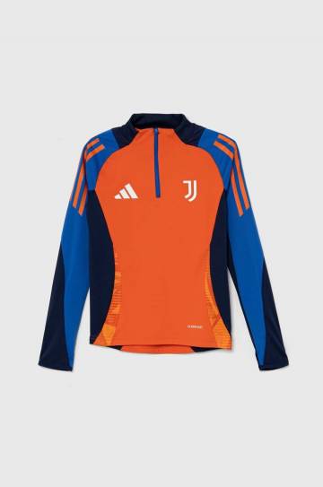 Детский лонгслив adidas Performance JUVE TR TOPY цвет оранжевый узорный IS5817 Детский лонгслив adidas Performance JUVE TR TOPY цвет оранжевый узорный IS5817