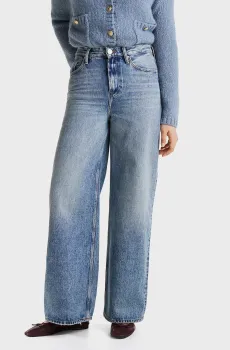 Женские голубые джинсы WIDE LEG HW SAM Голубой 27-32 Tommy Hilfiger WW0WW43705