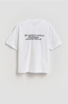 Reserved - Бавовняна футболка - кремовий - 963IS-01X