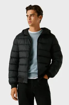 Мужская черная куртка PUFFER Черный M Pepe Jeans PM4027187
