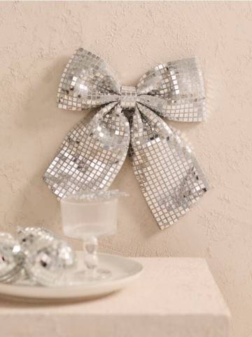 Різдвяна прикраса - срібний