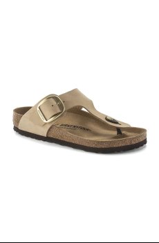 Вьетнамки из нубука Birkenstock Gizeh Big Buckle