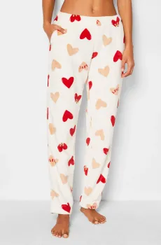 Женские белые брюки с узором GINIA Белый M Etam 6549925