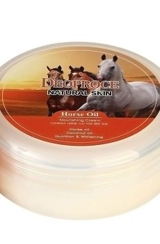 Питательный крем для лица и тела Deoproce Natural Skin Horse Oil Nourishing Cream с лошадиным жиром, 100 г
