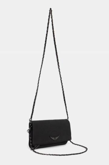 Кожаная сумочка ZADIG&VOLTAIRE цвет чёрный LWBA02223 Кожаная сумочка ZADIG&VOLTAIRE цвет чёрный LWBA02223