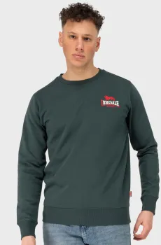 Мужской темно-зеленый свитшот LYMPSTONE Зеленый S Lonsdale 117136