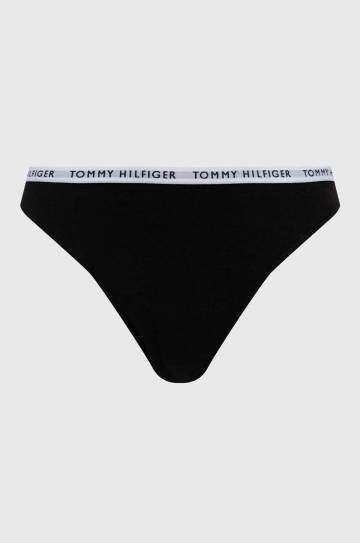 Трусы Tommy Hilfiger (3-pack) цвет чёрный Трусы Tommy Hilfiger (3-pack) цвет чёрный
