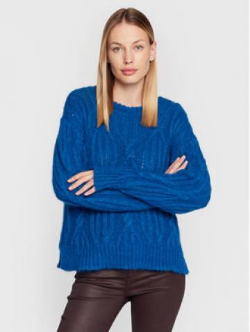 TWINSET Светр 222TT334 Cиній Relaxed Fit TWINSET Светр 222TT334 Cиній Relaxed Fit