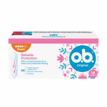 Тампоны o.b. Original Super, 16 шт Тампоны o.b. Original Super, 16 шт