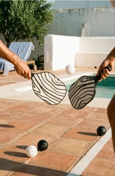 Набір для гри в paddle ball - чорний