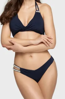 Женские темно-синие трусики от купальника Синий 40 MARC&ANDRE L2305-Z-STC