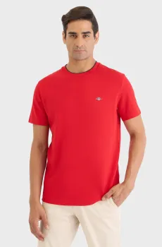 Мужская красная футболка Красный S Gant 2033019