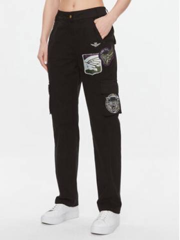 Aeronautica Militare Штани з тканини 232PA1571DCT3221 Чорний Regular Fit Aeronautica Militare Штани з тканини 232PA1571DCT3221 Чорний Regular Fit