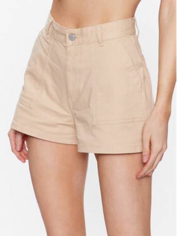 Tommy Jeans Шорти з тканини DW0DW15588 Бежевий Regular Fit Tommy Jeans Шорти з тканини DW0DW15588 Бежевий Regular Fit