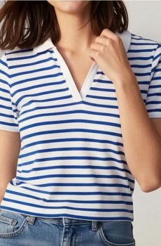 Смугаста блузка - різнобарвний