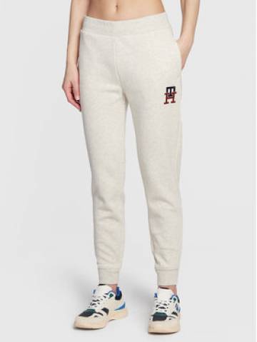 Tommy Hilfiger Спортивні штани Monogram Emb WW0WW37435 Сірий Regular Fit Tommy Hilfiger Спортивні штани Monogram Emb WW0WW37435 Сірий Regular Fit