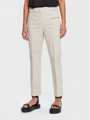 Fabiana Filippi Штани з тканини PAD222W373 Сірий Slim Fit Fabiana Filippi Штани з тканини PAD222W373 Сірий Slim Fit