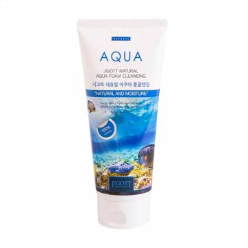 Очищающая пенка для умывания Jigott Natural Aqua Foam Cleansing, 180 мл Очищающая пенка для умывания Jigott Natural Aqua Foam Cleansing, 180 мл