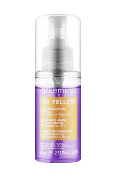 Уценка! Масло Arkemusa No Yellow Oil против желтизны, для блонда, осветленных и седых волос, 75 мл