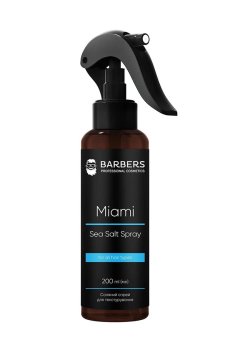 Текстурирующий солевой спрей для волос Barbers Miami Sea Salt Spray, 200 мл