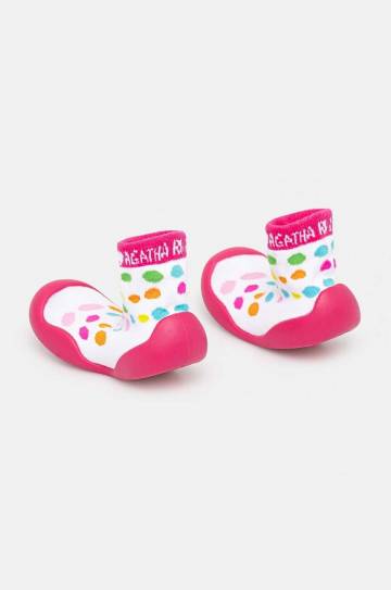 Детские противоскользящие носки Agatha Ruiz de la Prada цвет белый 241912 Детские противоскользящие носки Agatha Ruiz de la Prada цвет белый 241912