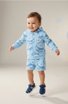 Бавовняні шорти - блакитний