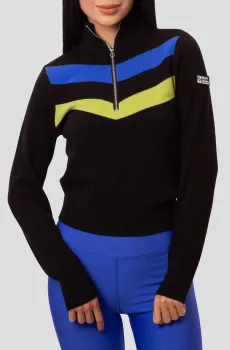 Женская черная шерстяная кофта Черный S DKNY DPXT9531