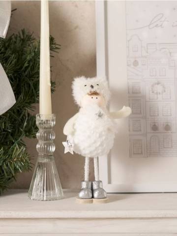 Різдвяна прикраса - білий