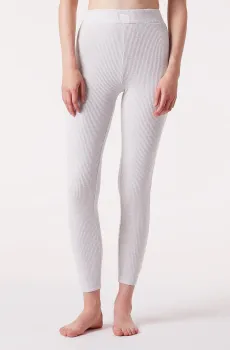 Женские светло-серые леггинсы BATIA Серый L Etam 6535436
