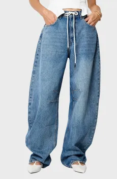 Женские синие джинсы Синий M ANDRE TAN 41009