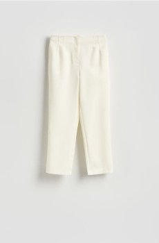 Reserved - Штани зі складками - білий - 067JL-00X