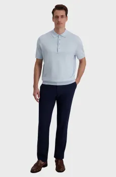 Мужское голубое поло Голубой XXL Pierre Cardin PC.-C5 51904.5144